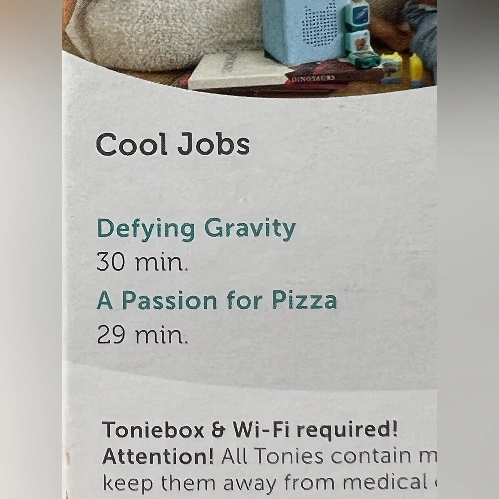 Tonies Clever Cool Jobs Audio Pack‎ learning & discovery set contains 2 tonies